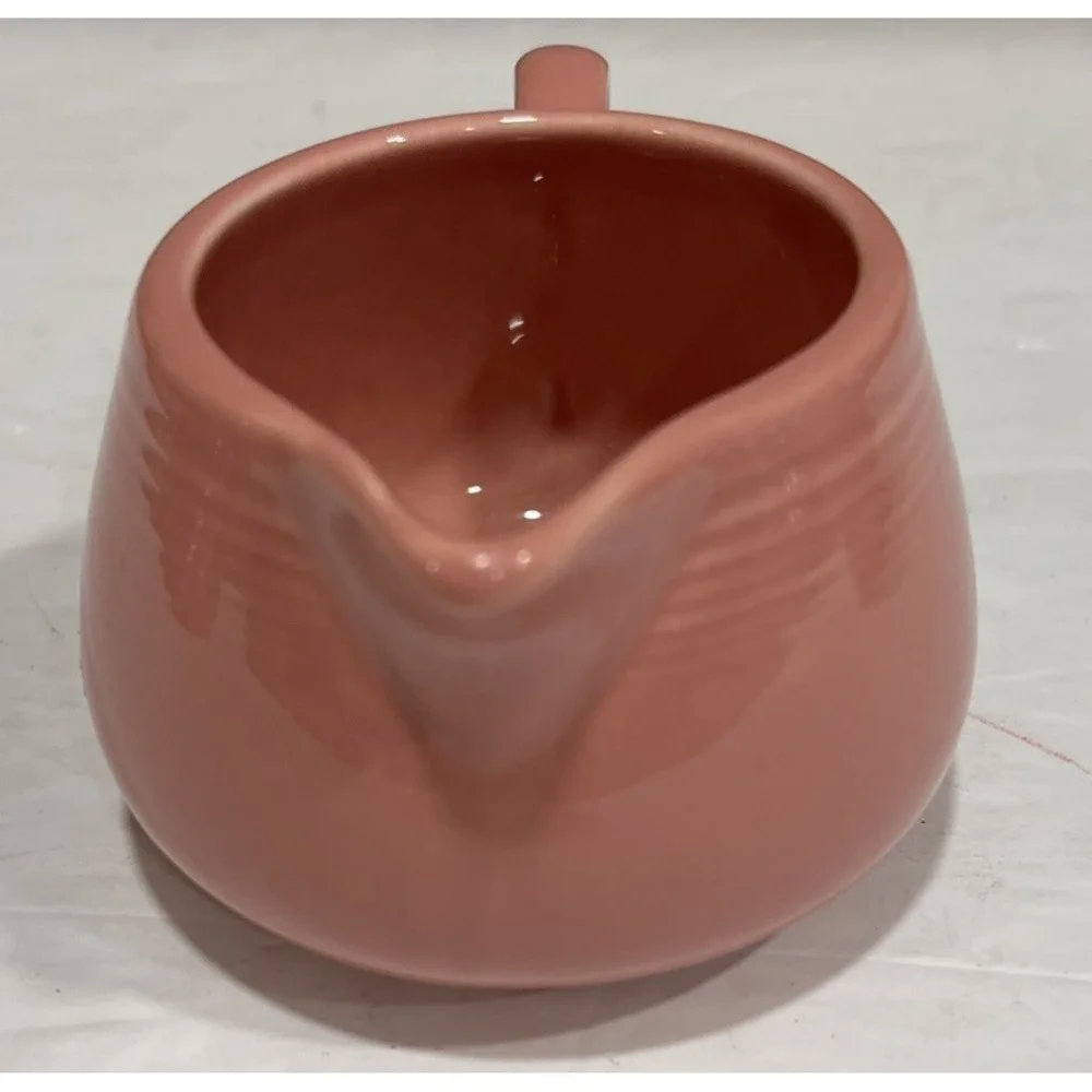 Fiesta HLC Creamer And Sugar Set Lid, Tray Rose Pink Peony Fiestaware‎ 4 Pcs